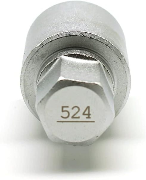 TEMO 524 Wheel Lock Nut Screw Removal Key Anti-Theft Lugnut Socket S3056 for Vw Audi Vag Volkswagen Vehicles...