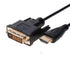 DVI-D to HDMI Video Cable 24+1 Pin Dual Link M/M 1.5f 3ft 6ft 10ft 15ft 25ft (6FT)...