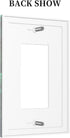 Decorative Switch Plate Covers Forest Spring Enchanted Fairy Wonderland Green Ground 1 Gang Single Decora GFCI Device Light Switch Cover 1 Rocker ...