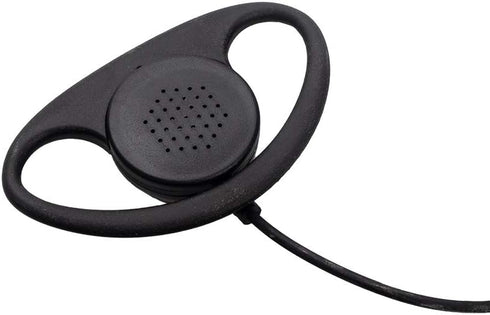 Caroo D Shape Earpiece Headset with Mic PTT Compatible with Baofeng UV-5R BF-888S BF-F8HP BF-F9 UV-82 UV-82HP UV-82C Kenwood TK-2107 TK-3107 Walki...