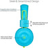 noot products Kids Headphones K22 Foldable Stereo Tangle-Free 5ft Long cord 3.5mm Jack Plug in Wired On-Ear Headset for iPad/Amazon Kindle Fire/Bo...