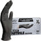 ForPro Professional Collection Disposable Nitrile Gloves, Chemical Resistant, Powder-Free, Latex-Free, Non-Sterile, Food Safe, 4 Mil, Black, X-Lar...