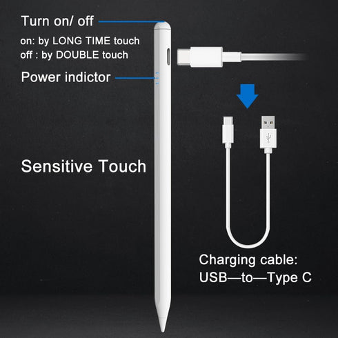 Stylus Pen with Palm Rejection,for Full Apple iPads(2018-to-Date) iPad Pro11/12.9"/13",iPad 6-10thGen,iPad Mini 5-7thGen,iPad Air3-6thGen for Writ...