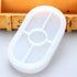 3 Pack Tray Silicone Resin Mold, Oval Coaster Epoxy Resin Casting Mould DIY Jewelry Tray Dishes for Craft Jewelry Storage Office Home Decoration...