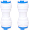 WR02X11330 Connector Unit Compatible with GE Refrigerator,5/16' x 5/16 'Water Line Tube Connector Replacement Part Pack of 2