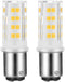 2-Pack Sewing Machine Light Bulb Double Contact Warm White 2700-3000K 15T7DC Base Replacement for Singer/Kenmore Sewing Machine 120V 3.5W LED Bayo...