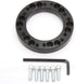 Kyostar 12mm 1/2'' Steering Wheel Adapter Spacer for MOMO,OMP to NARDI Steering Wheel Quick Release (Black)...