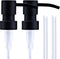 Black Soap Dispenser Pump Replacement - Matte 304 Stainless Steel Hand Soap and Lotion Dispenser Pumps Replacement for Regular Glass Mouth Bottles...