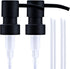 Black Soap Dispenser Pump Replacement - Matte 304 Stainless Steel Hand Soap and Lotion Dispenser Pumps Replacement for Regular Glass Mouth Bottles...