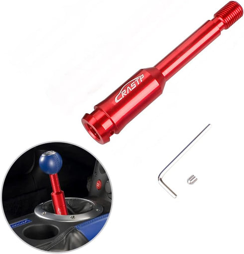 Extension Rod Shift knob Extension Gear Lever Extender Stick Gear Shifter Extension Gear Shift Knob Extender Adjustable for VW T4(Red)...