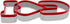 Love Cookie Cutters Set – I Love U Shape Bicuit Cutter for Valentine’s Day and Decorating Wedding Cake...