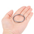 uxcell O Ring Buckle 35mm(1.4") ID 3mm Thickness Zinc Alloy O-Rings for Hardware Bags Belts Craft DIY Accessories, Black 6pcs...