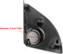 Qiilu Front Door Pillar Tweeter Cover, 2pcs Car Tweeter Speaker Cover Trim Black Modification Replacement for RAV4 2014?2019...