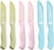 6 Pack Ceramic Paring Knife with Knife Cover, Lightweight Ceramic Knives, Fruit and Vegetable Small Knife (Ceramic, Mix)...