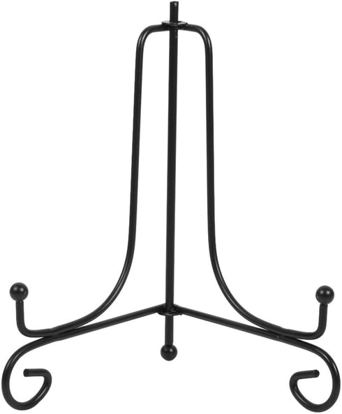 Tbest Large Bowl Stands,Cook Book Stands for Kitchen,Picture Stand,Plate Stand for Very Large Plate 1 Pcs 4 Iron Easel Classic Display Stand Bowl ...
