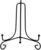Tbest Large Bowl Stands,Cook Book Stands for Kitchen,Picture Stand,Plate Stand for Very Large Plate 1 Pcs 4 Iron Easel Classic Display Stand Bowl ...