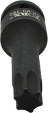 T60 3 Inch Long Torx Star 6 Point Black Impact Bit Socket Auto Repair Tool 1/2 Inch Square Drive...