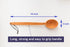 Heavy Duty Large Wooden Spoon 18-inch, Long Handle Cooking Tool With a Scoop. Nonstick Big Spoon for Stirring Mixing Cajun Crawfish Boil Wall Déco...