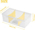 400 Count Trading Card Storage Box with Removable Dividers, Plastic Card Storage Box, Playing Card Case Baseball Card Storage Box Sports Cards Hol...
