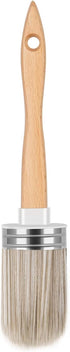 Professional Chalk and Milk Painting & Wax Brush for Furniture, DIY Painting Soft Round Brush, Stencils Brush, Large Oval Brush, Easy Cleaning1...