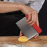 GINKGO Bench Dough Scraper Chopper Stainless Steel Kitchen Utensil Multipurpose Pastry/Food Cutter Scraper Tool for Cake, Pizza, Bread, BBQ - Red...