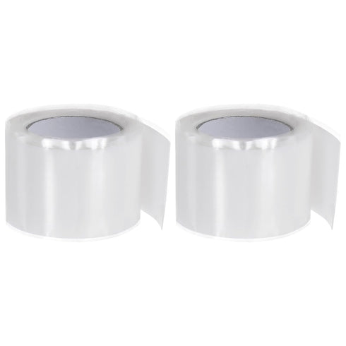 2 Rolls Self Fusing Silicone Tape 1" x 3ft x 0.02" Waterproof Sealing Plumbing Rubber Tape for Water Pipe Hose Leak Silicone Grip Repair Seal, Whi...