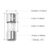 Chanzon 20Pcs UL Listed 3.6x10mm 1A 125V/250V 1 Amp F1AL AGC Glass Fuses Fast Blow Cartridge Tube Fuse 125 V / 250 V 20pieces f1al250v (0.14 x 0.3...