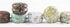 Candy Tins Jars Colorful Flower Metal Tin with Lid Empty Round Metal Storage Tin Cans Jars Containers Travel Storage Tins,for Making Candles Candy...