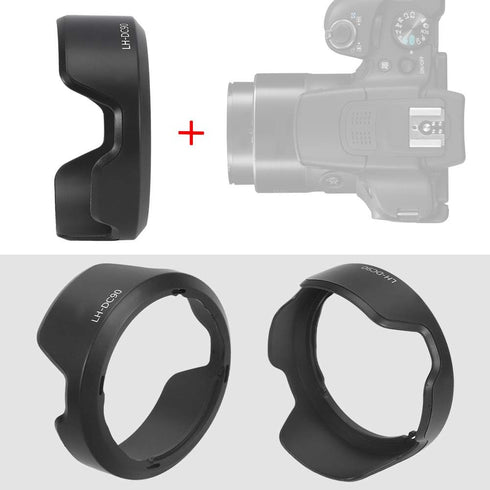 LH DC90 Camera Lens Hood Fit for EOS Powershot SX60 HS Lens...