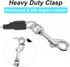 4/6FT Cable Slip Lead Dog Leash, Chew Proof Steel Wire Dog Leash with Reflective Soft Nylon Handle for Teething Puppies Small Medium Dogs Training...