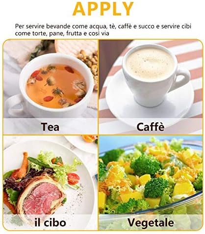 Solid Wood Serving Tray Rectangle Shape Tea Coffee Drinks Plate Snack Food Meals Breakfast Restaurant Platter Dining Tableware(12.5 x 9.45 inch)...