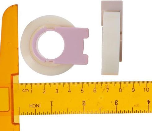 4 Pack Invisible Tape with Mini Dispenser Set, Writable Transparent Tape, Portable Repairing Dispensered Rolls...