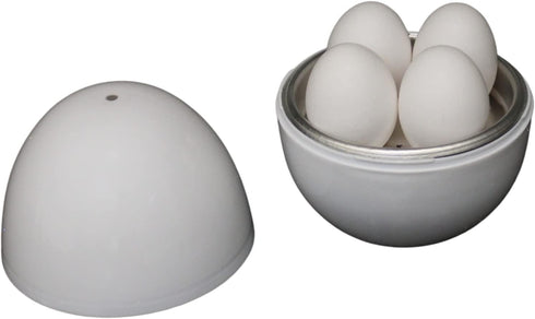 Microwave Egg Boiler Cooker Hard or Soft Boiled Eggs BPA Free Cook Up To 4 Eggs In Minutes Food-Grade...