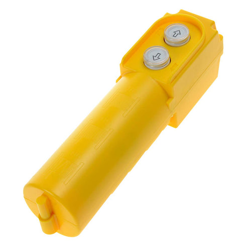 YXQ 2 Ways Hoist Up Down Switch Rainproof Pendant C0B-61DR Push Button Control Crane Station Heavy Machinery Yellow...
