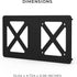 HumanCentric Mounting Bracket Compatible with Intel NUC, VESA Monitor Arm Extension Plate Compatible with The NUC Mini PC Computer...