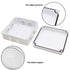MAKERELE IP65 Waterproof Dustproof Electrical Junction Box ABS Plastic Electronics Enclosure White 5.9”×5.9”×2.8”inch(150×150×70mm)...