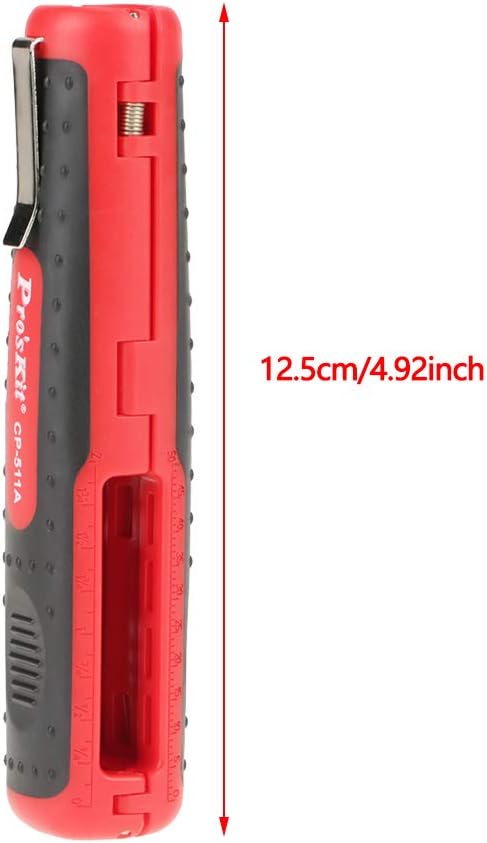 Hilitand 12.5cm / 4.92inch Wire Stripper, Electrician Cable Dismantling Cutter Hand Stripping Tool Professional Stripping Pliers Cutter...