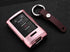 Royalfox 4 5 6 Button metal Key Fob cover for Cadillac DTS STS SRX XTS CTS Escalade Chevrolet Corvette C7 rosegold...