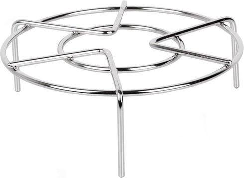 Steam Rack,Steaming Rack Stand,Steamer Basket,Heavy Duty Stainless Steel Metal Multi-function By Meleg Otthon (5.9" Diameter X2.7"High)...