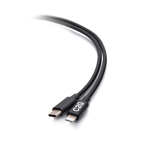 3ft (0.9m) USB-C® Male to Lightning Male Sync and Charging Cable - Black......