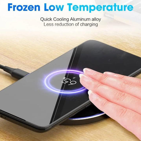 Fast Charge 10W Max Ethernoid Universal Fast Wireless Charging Pad Compatible with iPhone 14/14 Plus/14 Pro/14 Pro Max/13/13 Mini/SE 2022/12/11/X/...