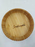 Fruit Bowl For Kitchen Counter (Medium) - Bamboo Fruit Bowl - Dishwasher Safe, Eco-Friendly, Scratch Resistant -Serving Bowl - Handcrafted Salad B...