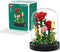 Flower Bouquet Building Set, 549PCS Red Rose Mini Flowers Building Blocks, Decorated Flower with Dust Cover and Lights, Mini Gift Kits for Adults,...