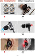 3.5mm Headphones Wired Earbuds with Microphone Noise Cancelling Earphone HiFi Stereo in Ear Buds for Samsung Switch Kindle MP3 Players...