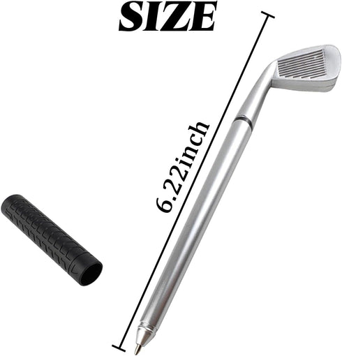 25PCS Golf Ballpoint Pen Mini Golf Clubs Pens Decorative Golf Pens Funny Sports Ergonomic Pen Golfing Club Props Black Gel Ink for Students Cowork...