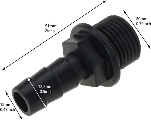 5IN1 Nozzles Kit for Fountain Pump, Aquarium, Fish Tank, Pond, Hydroponics, Statuary Accessories 5 Sizes...