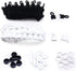 1 Pack 2 Meters Elastic Button Loop and 300pcs buttons for Snowsuit Hat Fur Collar Sewing Accessories DIY...
