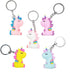 5 Pack Unicorn Keychain, Key Ring, Unicorn pendant, Unicorn Toys, Unicorn Prizes...