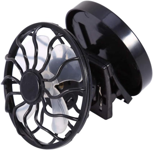Solar fan, Electric Mini Clip-on Solar Fan Air Conditioner Cooling Cell Fan For Outdoor Home Travel Camping Hiking Cooling Ventilation...