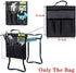 Garden Kneeler Tools Bag Garden Stool Storage Bag Gardening Kneeling Chair Bag Oxford Cloth Storage Bag with Handle for Garden Kneeler Seat (BLACK...